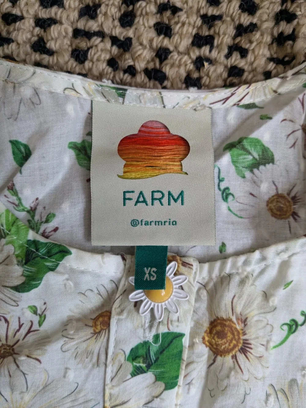 FARM Rio White Maxi Dress with Floral Print - Picture 3 of 4